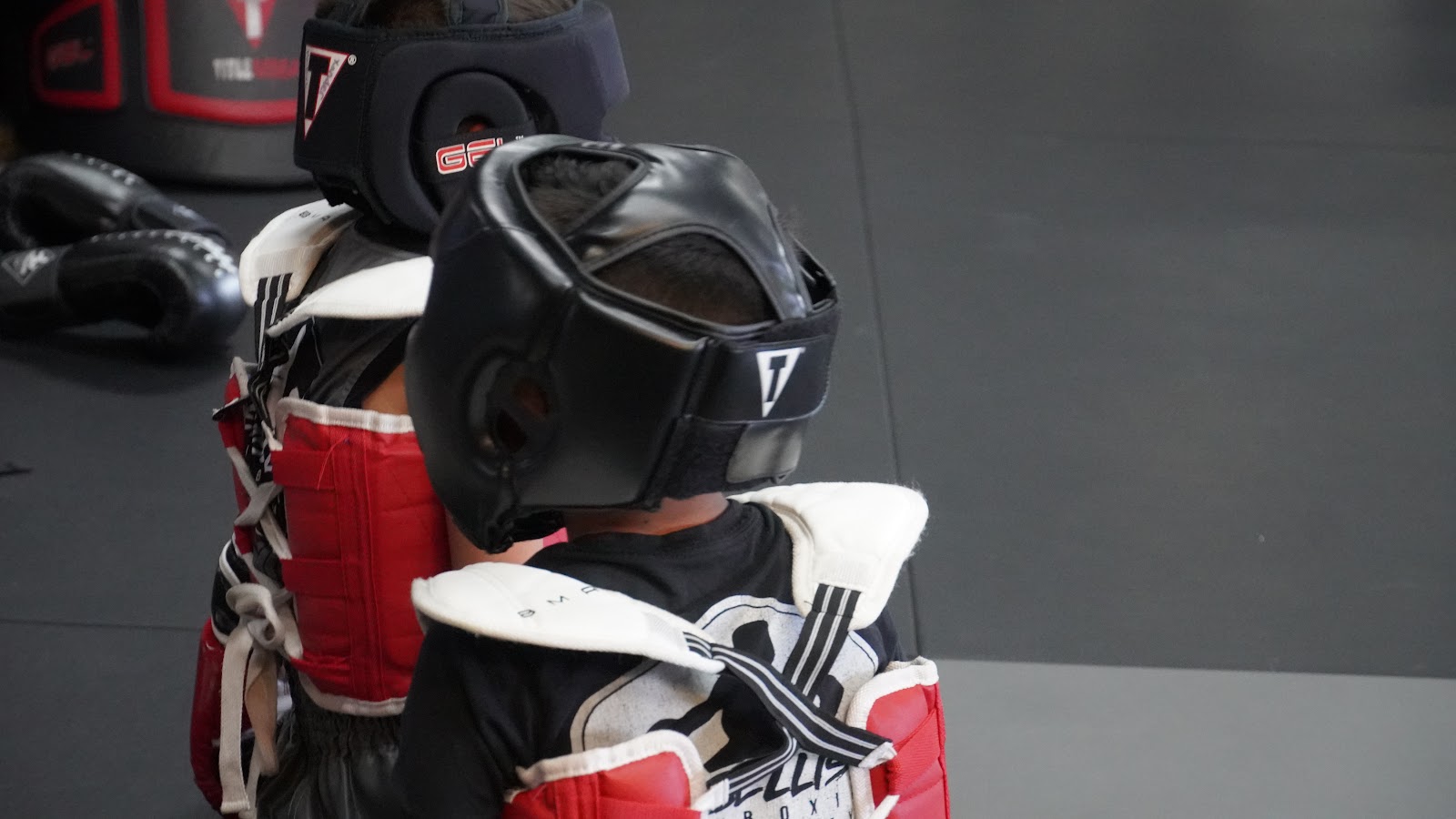 The training floor at Embellish Kickboxing Academy in Elk Grove.